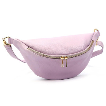 Dámska kožená ľadvinka fialová KZ2260921