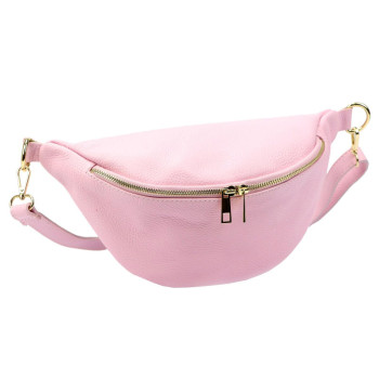 Dámska kožená ľadvinka ružová KZ2260922