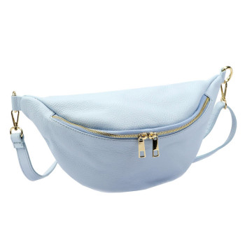 Dámska kožená ľadvinka modrá KZ2260920