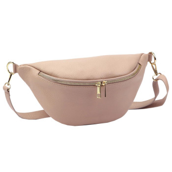 Dámska kožená ľadvinka ružová KZ2260929