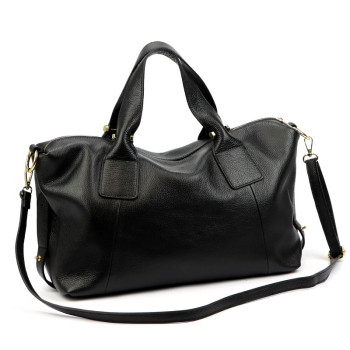 Kožená kabelka Luka čierna KZ2261873