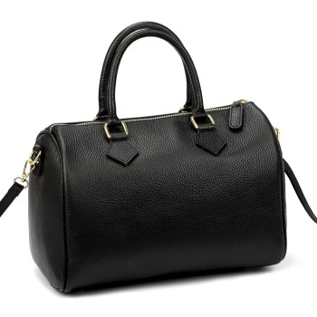 Kožená kabelka Luka čierna KZ2261874