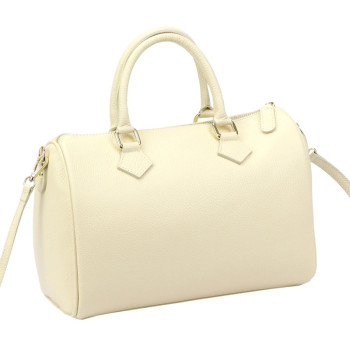 Kožená kabelka Luka béžová KZ2261981