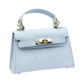 Kožená kabelka Luka modrá KZ2260766