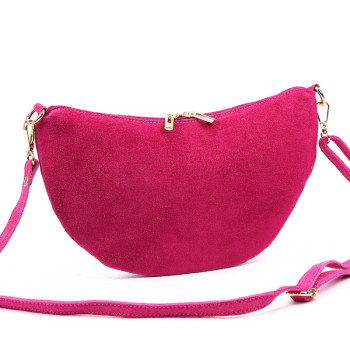 Kožená kabelka Luka fuchsiová KZ2262074