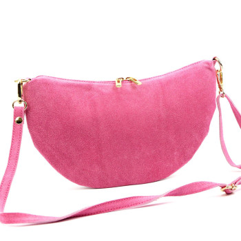 Kožená kabelka Luka ružová KZ2262076