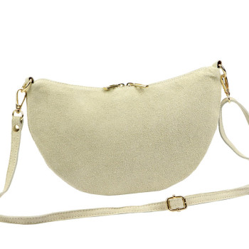 Kožená kabelka Luka béžová KZ2262077