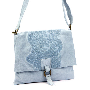 Kožená kabelka Luka modrá KZ2261227