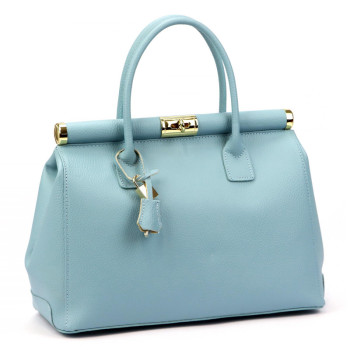 Kožená kabelka Luka modrá KZ2261965