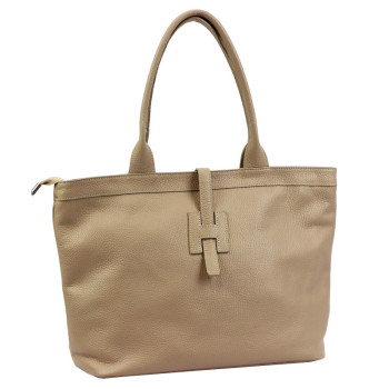 Kožená kabelka Luka béžová KZ2260972