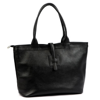 Kožená kabelka Luka čierna KZ2258397