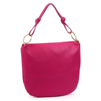Kožená kabelka Luka fuchsiová KZ2261471