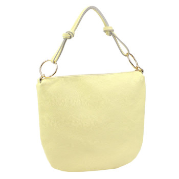 Kožená kabelka Luka žltá KZ2261469