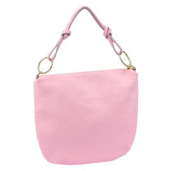 Kožená kabelka Luka ružová KZ2261473