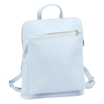 Dámsky kožený batoh Luka modrý (KZ2261640) 10l