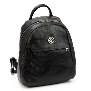 Dámsky kožený batoh Gregorio čierny (KZ54956) 11l